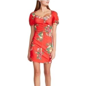 Betsey‎ Johnson Fire Flower Red Mini Dress Size - Medium